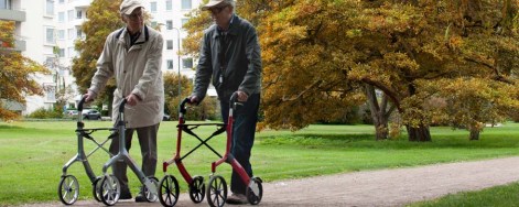 Mit dem Rollator im Herbst und Winter mobil